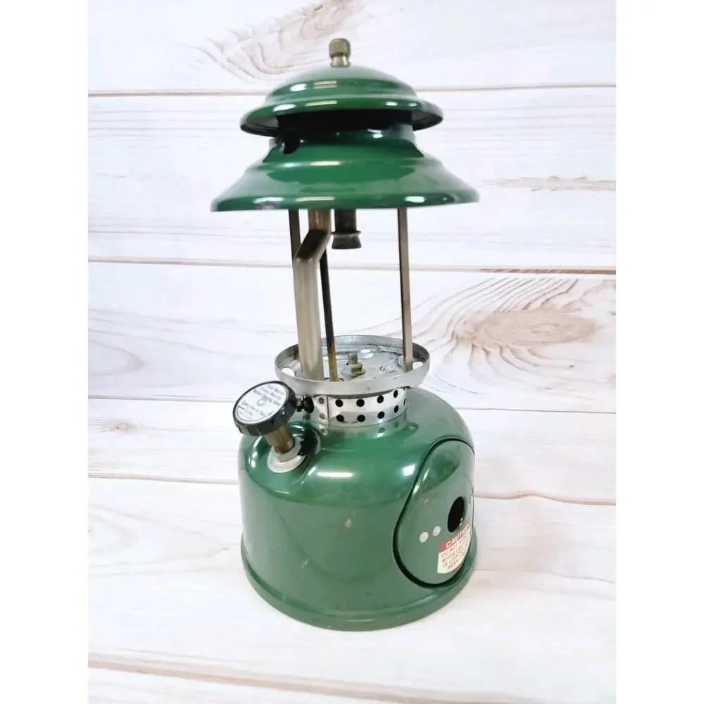 Vintage Coleman 5120 LP Gas Lantern Green 1968 No Globe